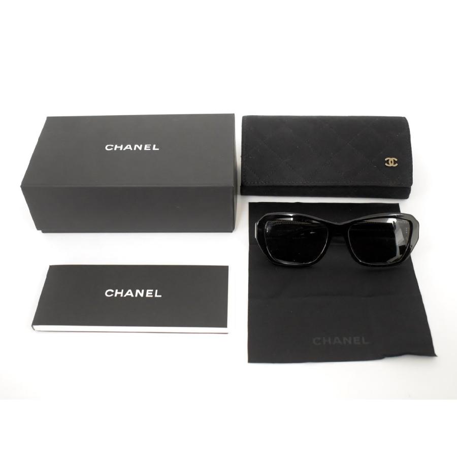 シャネル サングラス バタフライシェイプ C622 CHANEL 5516-A 56□18