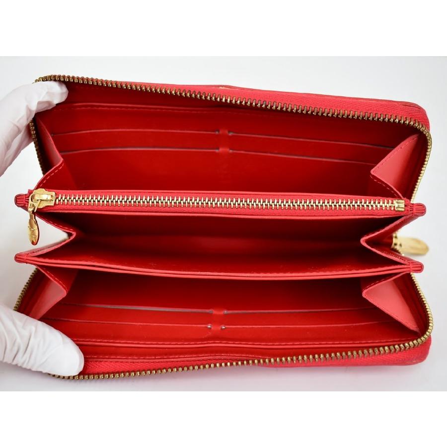 ルイヴィトン LOUIS VUITTON 長財布 ヴェルニ ジッピーウォレット