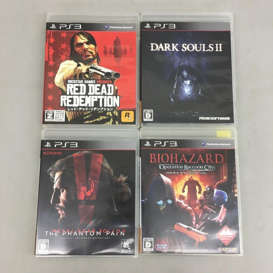 PS3 ゲームソフト4本まとめセット バイオハザード メタルギア