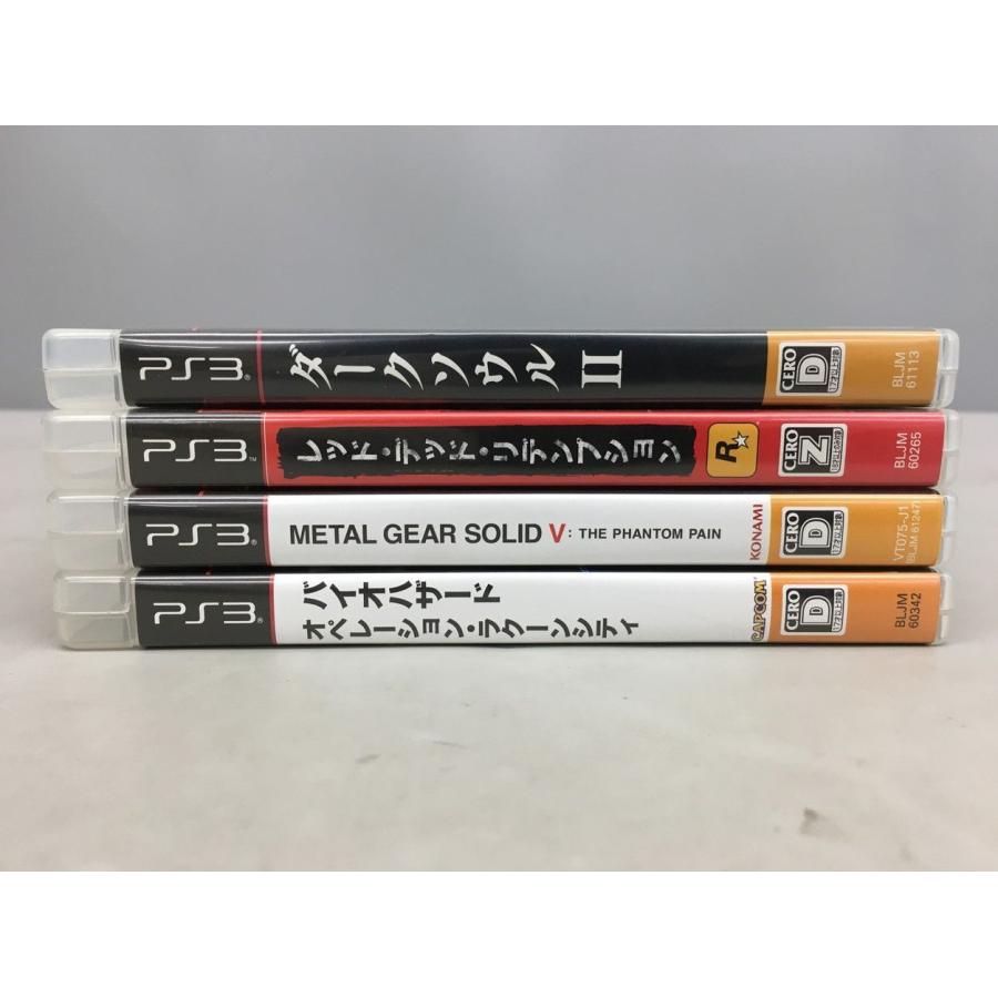 PS3 ゲームソフト4本まとめセット バイオハザード メタルギア