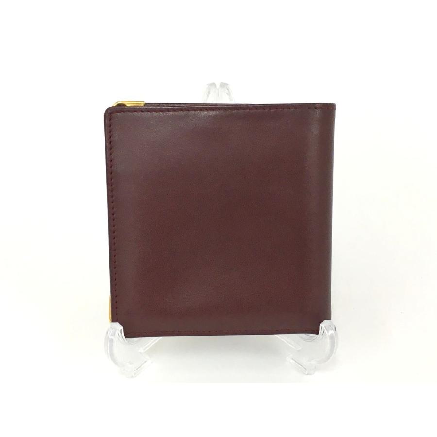 カルティエ Cartier 二つ折り財布 箱付き マストライン 2508LA005