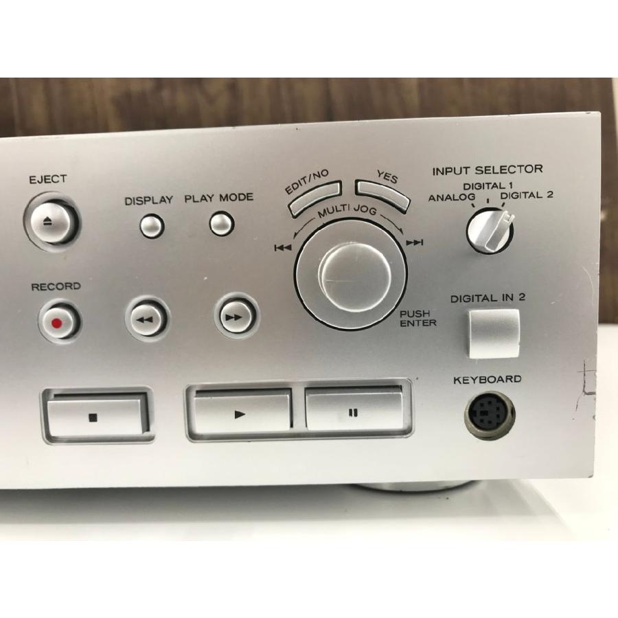 【美品】TEAC MD-5MKII ティアック MDデッキ ミニディスクデッキ MD-5 MKII シルバー ティアック TEAC ［静岡市