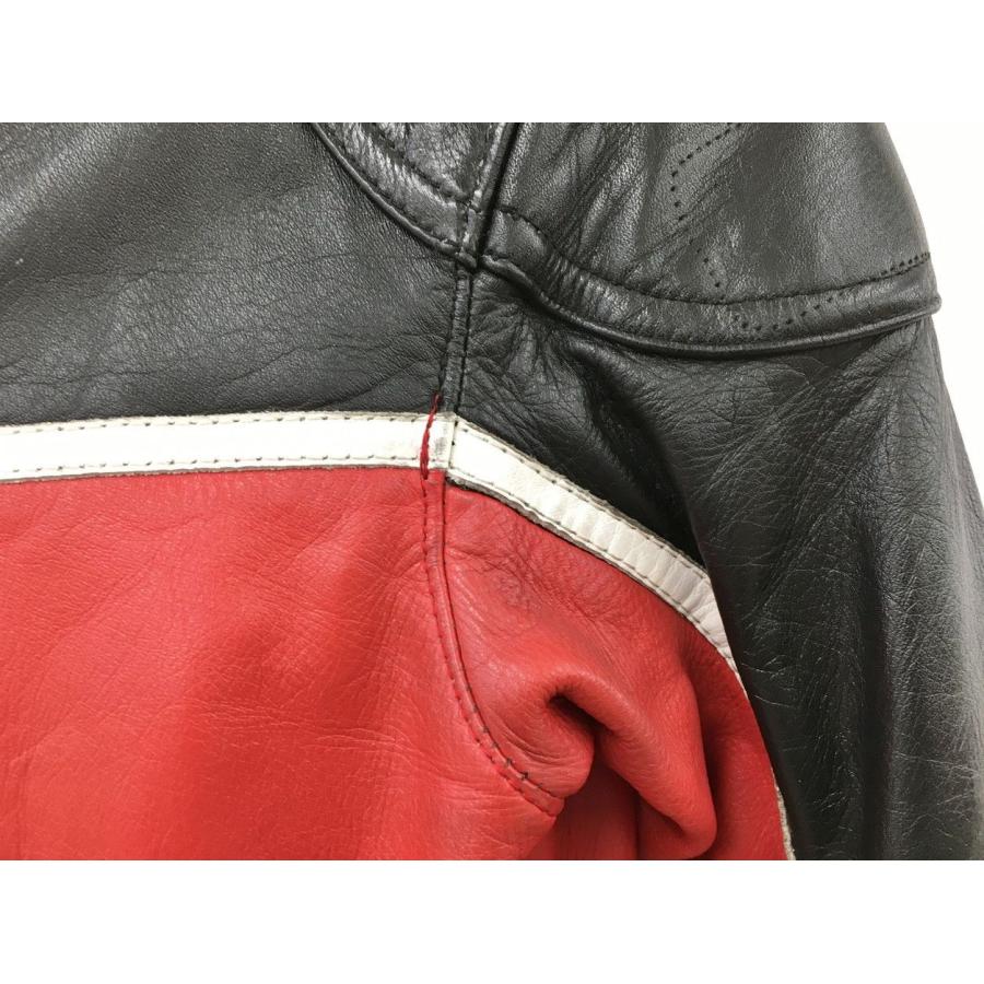 PRO SHOP TAKAI 革ツナギ ブラック Lサイズ プロショップタカイ プロショップTAKAI レーシングスーツ L ブラック