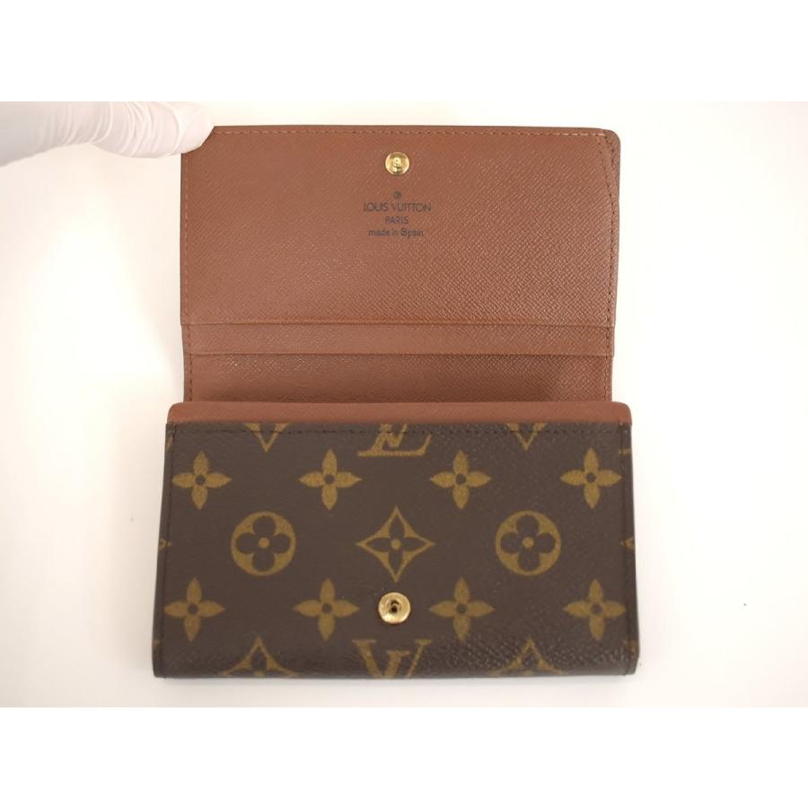 ルイヴィトン LOUIS VUITTON 二つ折り財布 モノグラム ポルトモネ