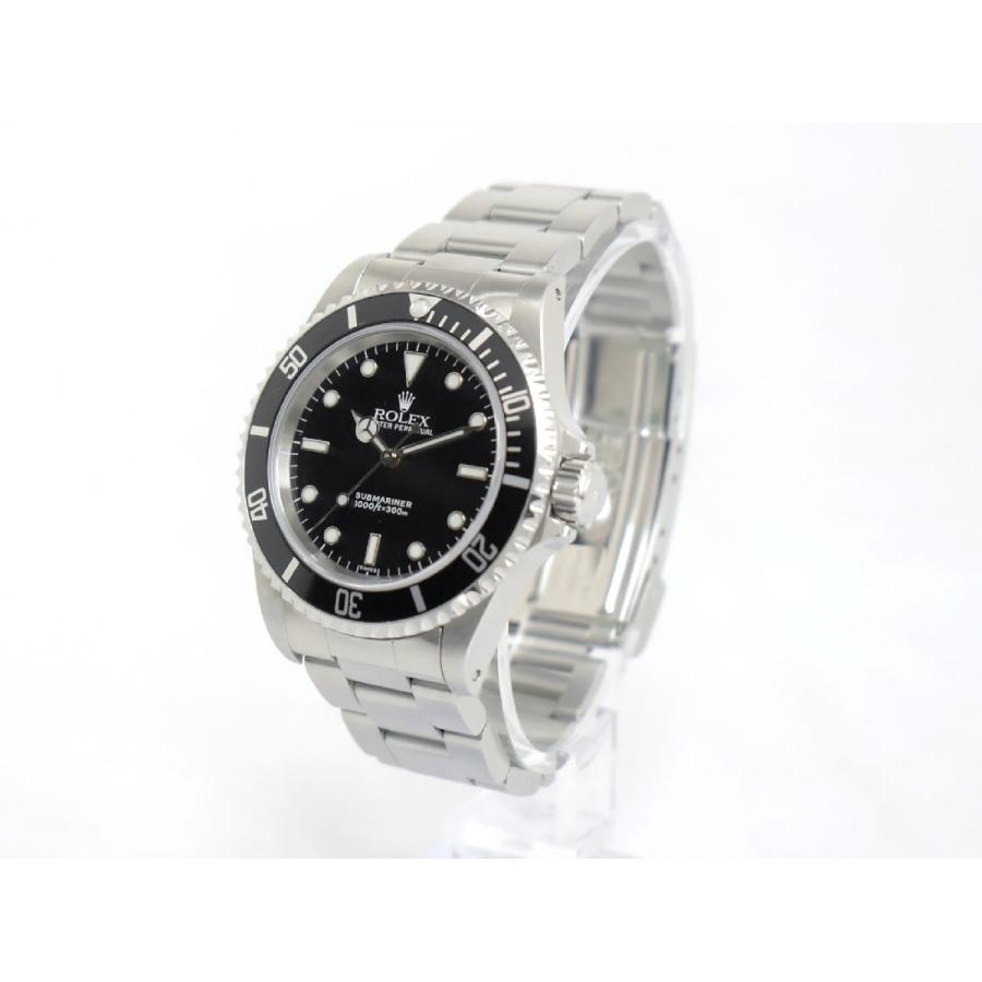 ロレックス ROLEX 腕時計 サブマリーナノンデイト 14060 3000 メンズ 自動巻き SS/サファイアクリスタル 黒文字盤 OH済み → 2509LR044 | 