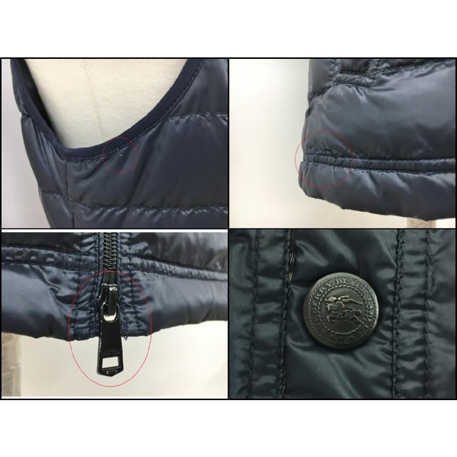 バーバリーブラックレーベル BURBERRY BLACK LABEL ダウンベスト M