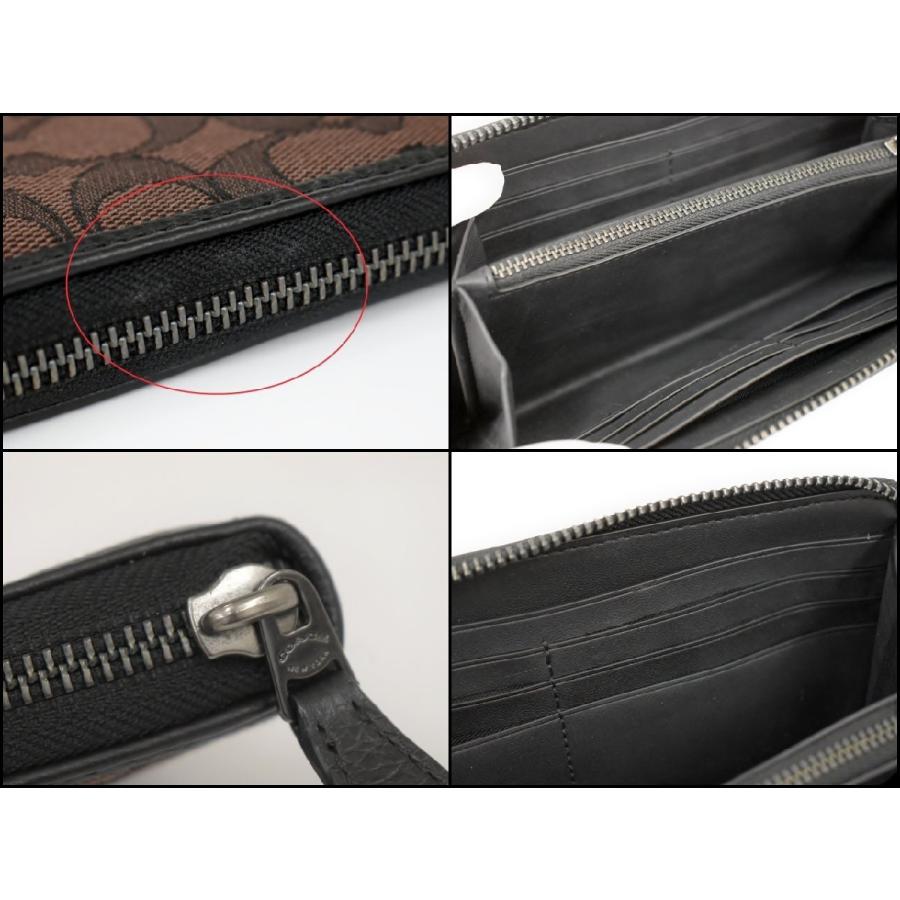 コーチ COACH 長財布 ラウンドファスナー シグネチャー C7387