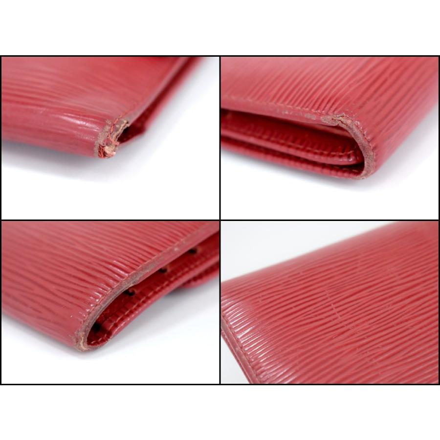 ルイヴィトン LOUISVUITTON 三つ折り長財布 エピ ポルトトレゾール