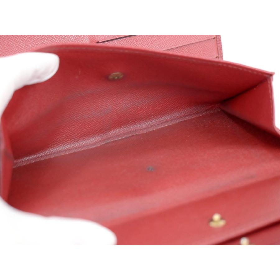 ルイヴィトン LOUISVUITTON 三つ折り長財布 エピ ポルトトレゾール