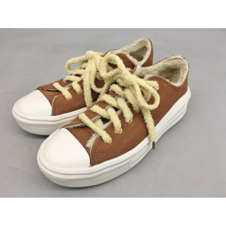 コンバース converse スニーカー レディース A14209C UK7.5 ブラウン系 ボア 美品 2511LR080 | 