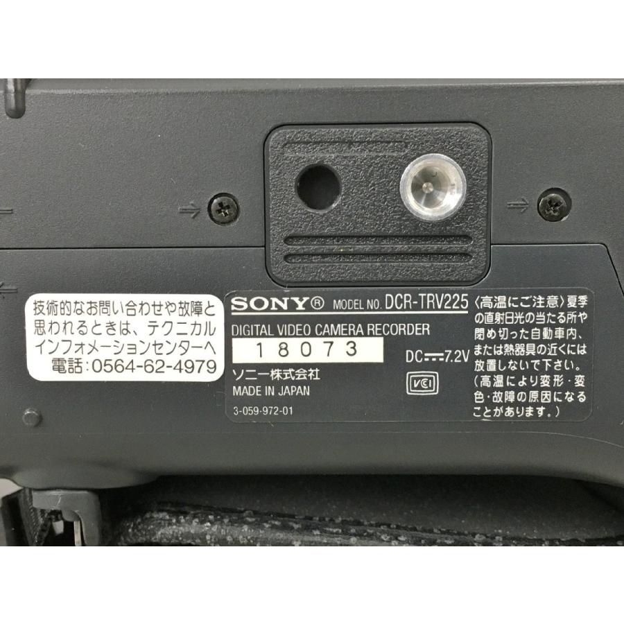 ソニー SONY デジタルビデオカメラ ハンディカム DCR-TRV225 収納