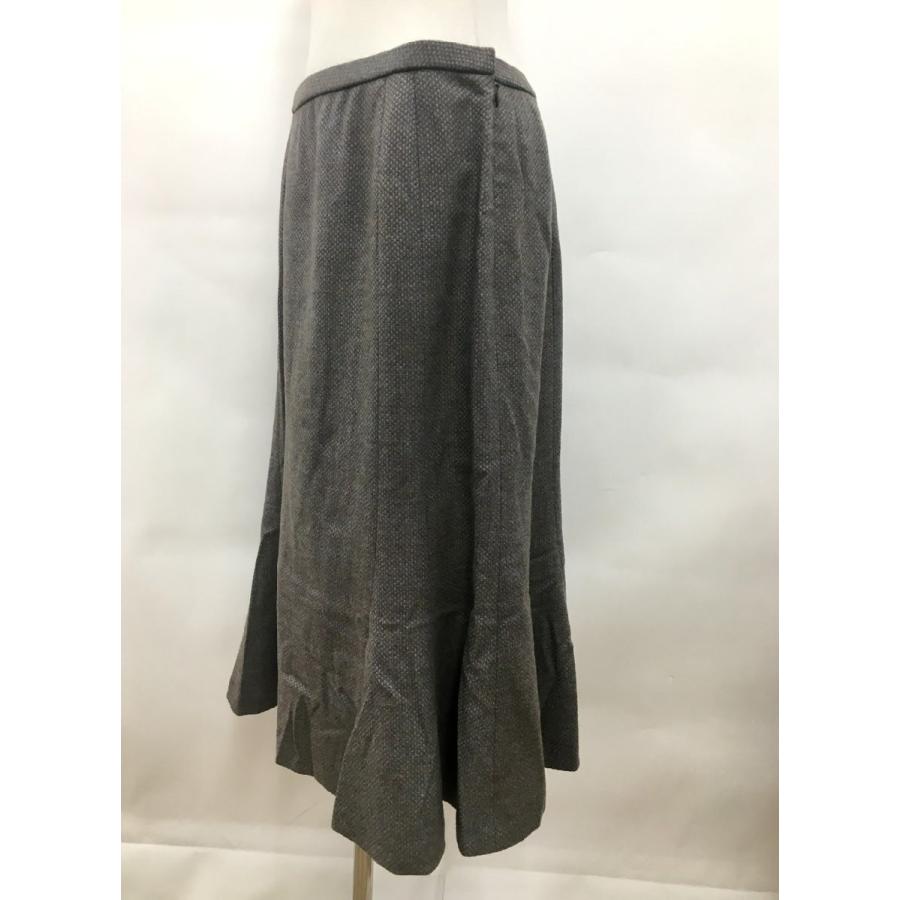 レリアン leilian スカートスーツ 13+ 毛 カシミヤブレンド フレア