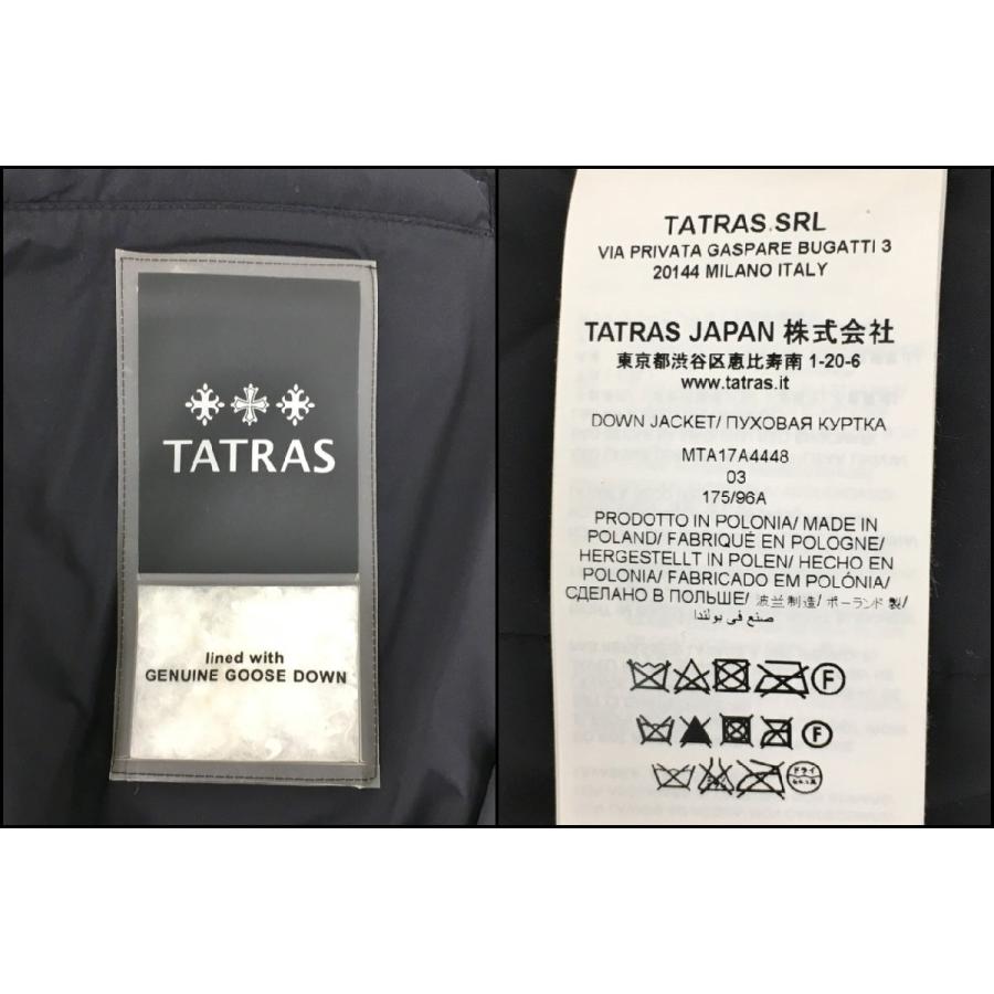 タトラス TATRAS ダウンジャケット 03 長袖 ブラック 2511WT028