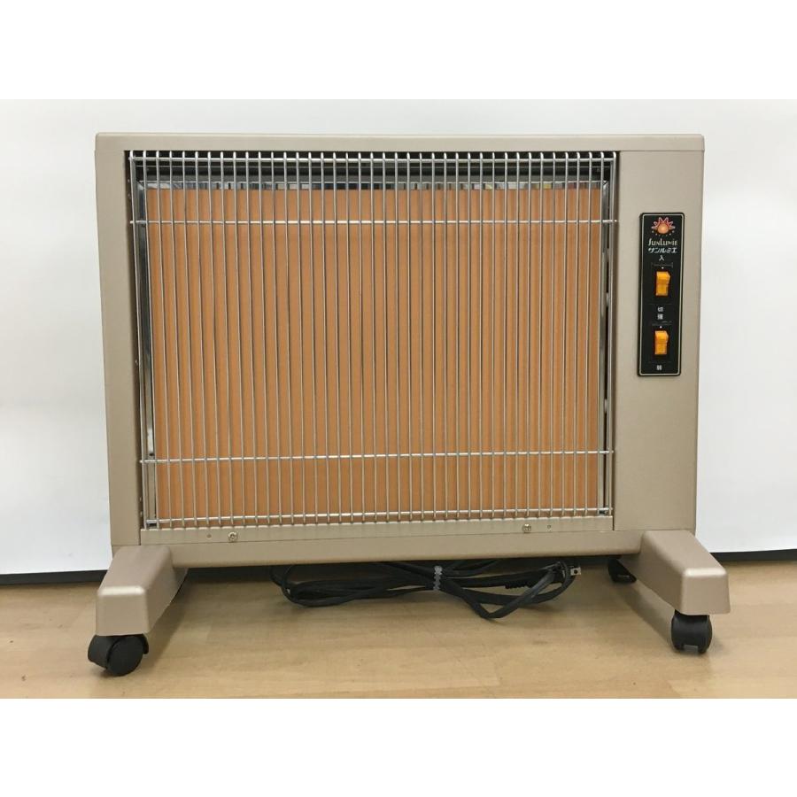 【美品】サンルミエ E800LS 遠赤外線暖房器 日本製 800W 動作確認済 日本遠赤外線 サンルミエキュート E800LS（パールゴールド