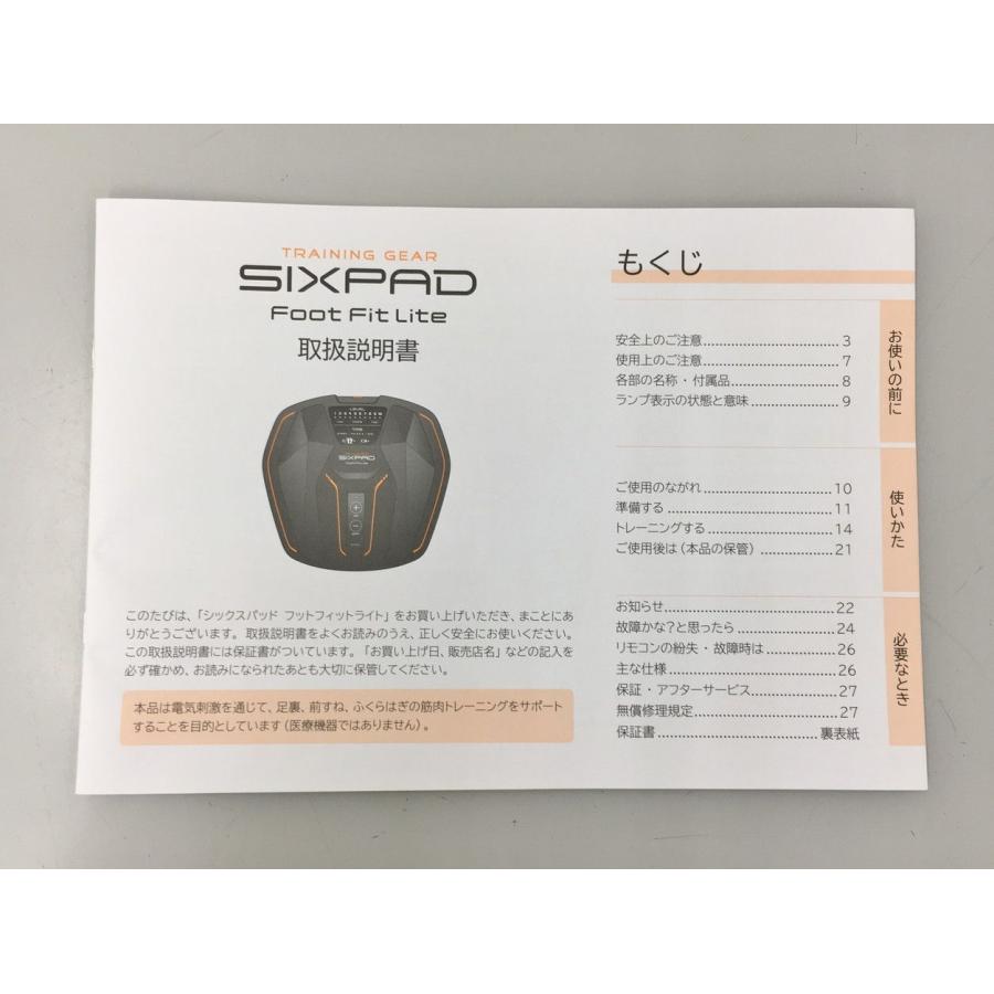フィットネス機器 SIXPAD FOOT Fit Life SE-AH00A エムティージー MTG ブラック シックスパッド フットフィットライト 2512LR255 |  | 11