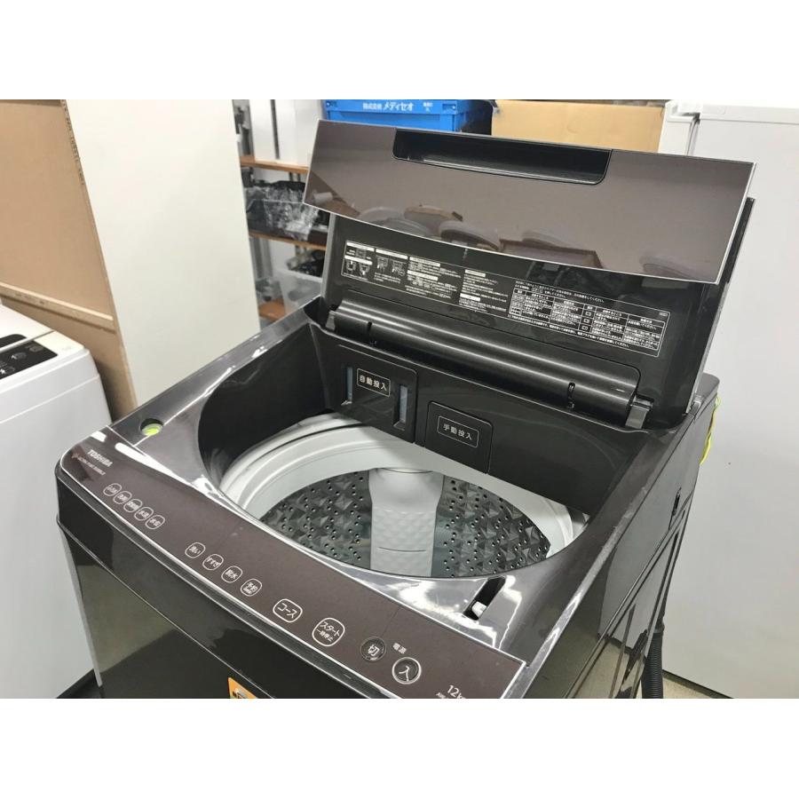 洗濯機 AW-12XD9 ブラウン 12kg 2020年製 東芝 TOSHIBA ［静岡市］店頭