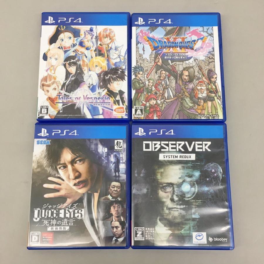 PS4 ゲームソフト4本まとめセット ドラゴンクエストXI テイルズオブ 