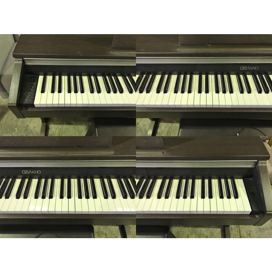 送料込み CASIO 電子ピアノ AP-220 10年製 美品 カシオ CASIO デジタルピアノ セルヴィアーノ CELVIANO AP-220BN 2010