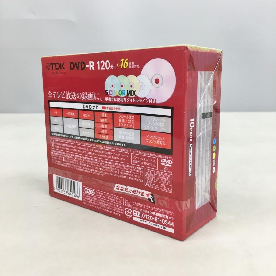 DVD-R 10枚入り DR120DMC10UD 録画用 120分 4.7GB 1-16倍速 CPRM対応 TDK 未開封 2601LR044 |  | 02