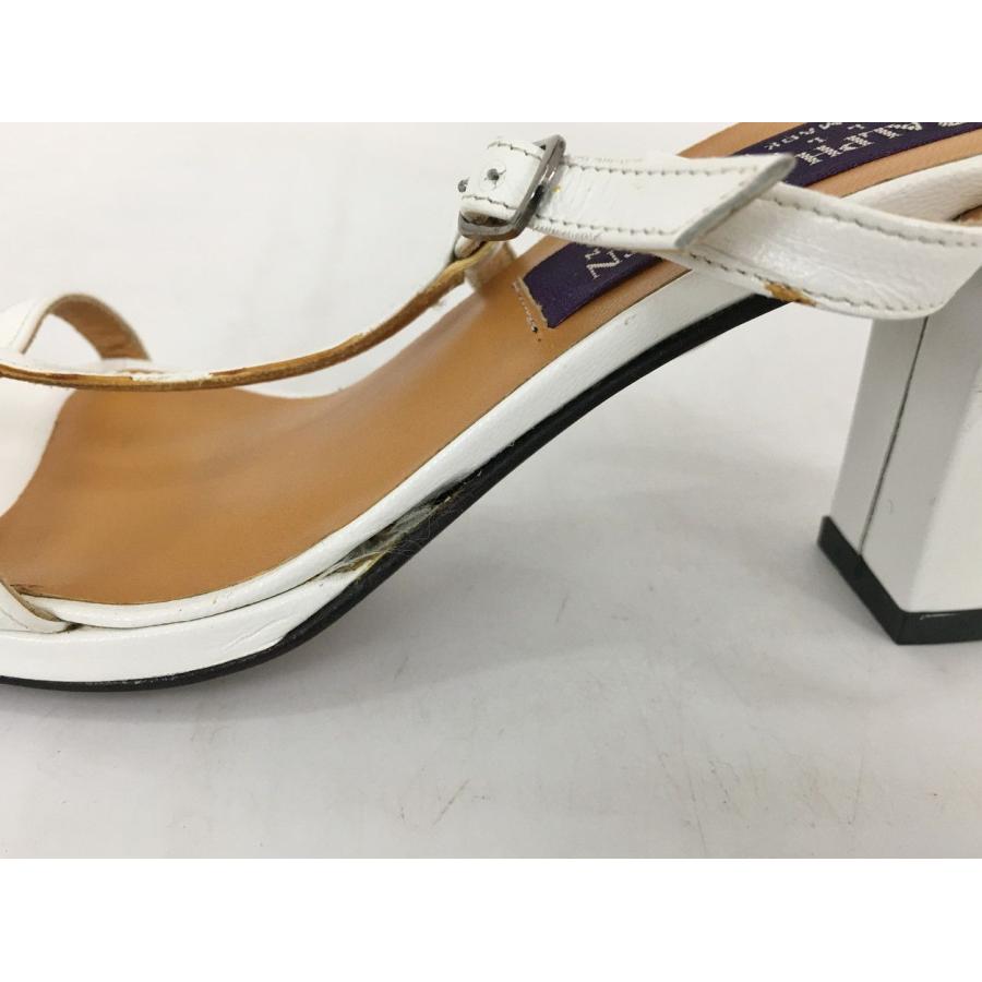 レディース ラルフローレン Ralph Lauren サンダル 5 1/2 ホワイト 収納袋 箱付き 2601LR175 |  | 08