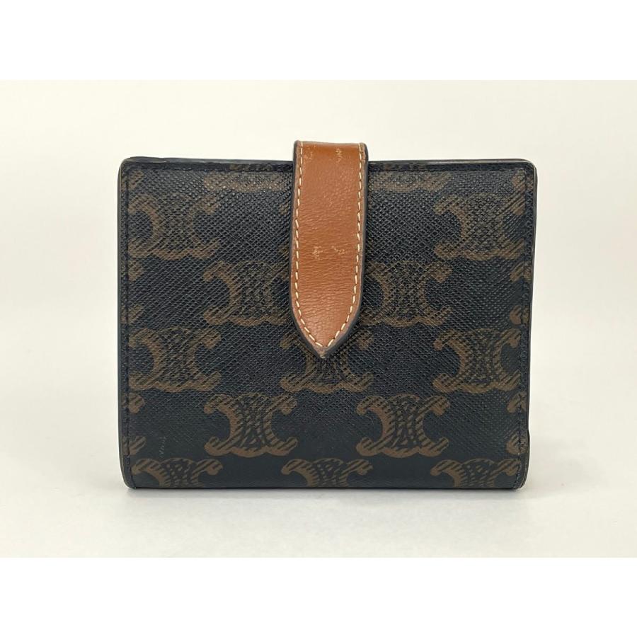 セリーヌ CELINE 二つ折り財布 トリオンフ スモールストラップウォレット → 2602LA005 |  | 02