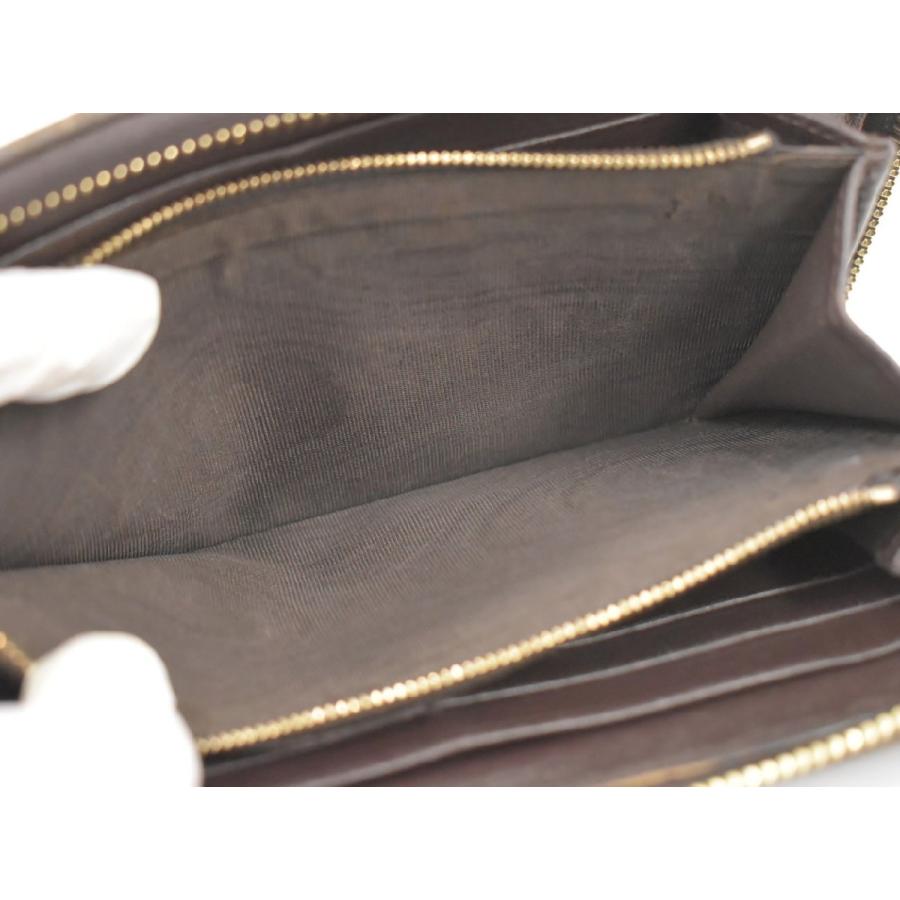 ボッテガ・ヴェネタ BOTTEGA VENETA 長財布 イントレチャート ブラウン ラウンドファスナー レザー 箱付き → 2602LA011 |  | 06