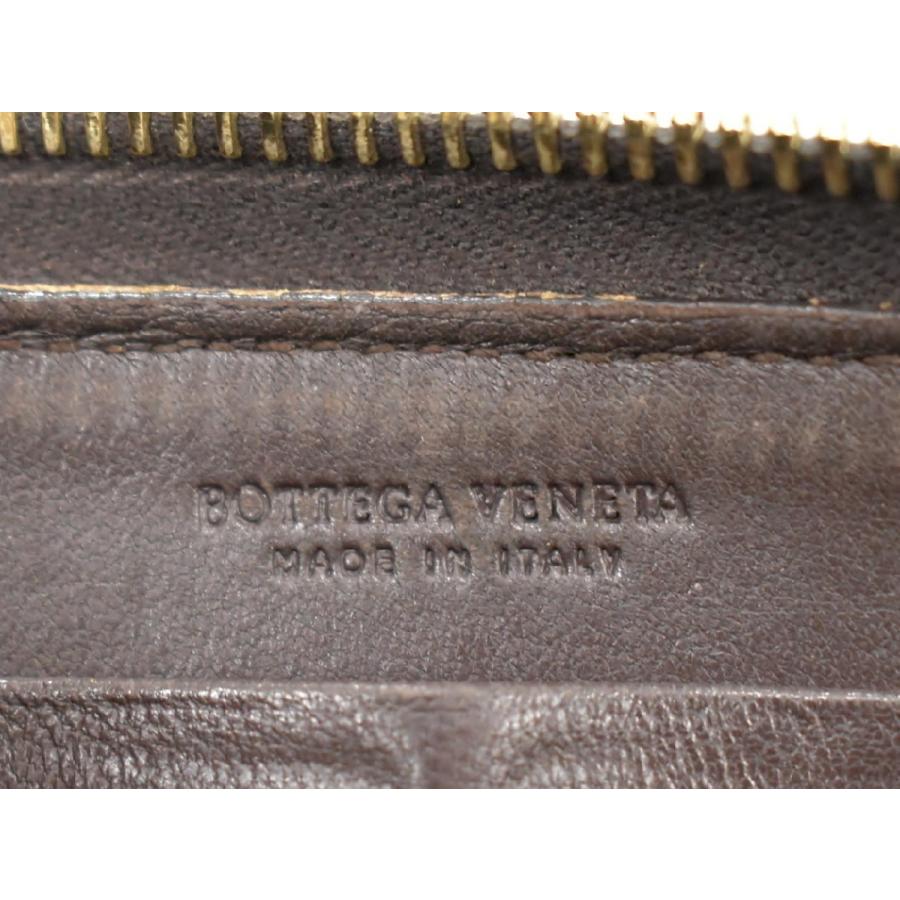 ボッテガ・ヴェネタ BOTTEGA VENETA 長財布 イントレチャート ブラウン ラウンドファスナー レザー 箱付き → 2602LA011 |  | 07