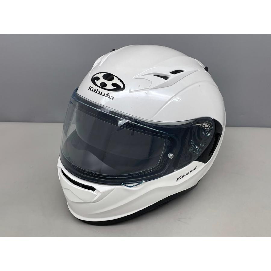 OGK Kabutoカムイ3 パールホワイト フルフェイスヘルメット OGK KABUTO カブト バイク用フルフェイスヘルメット カムイ3 KAMUIIII
