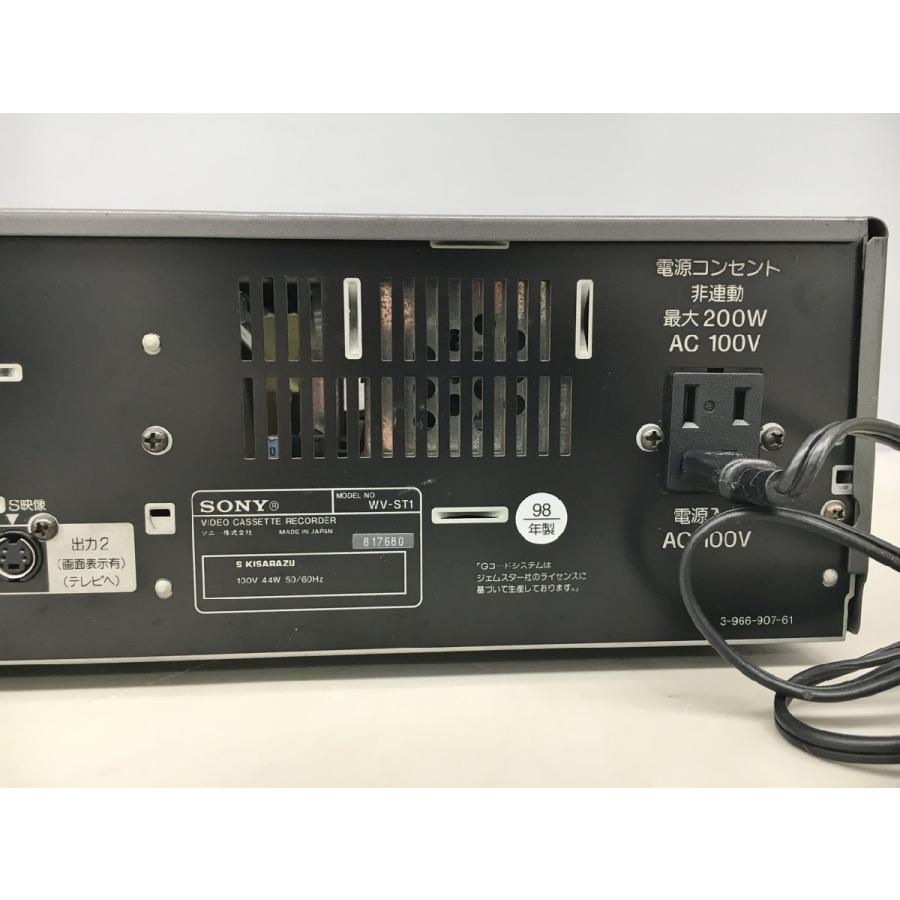 ソニー SONY ビデオデッキ WV-ST1 1998年製 8mm S-VHSハイファイ