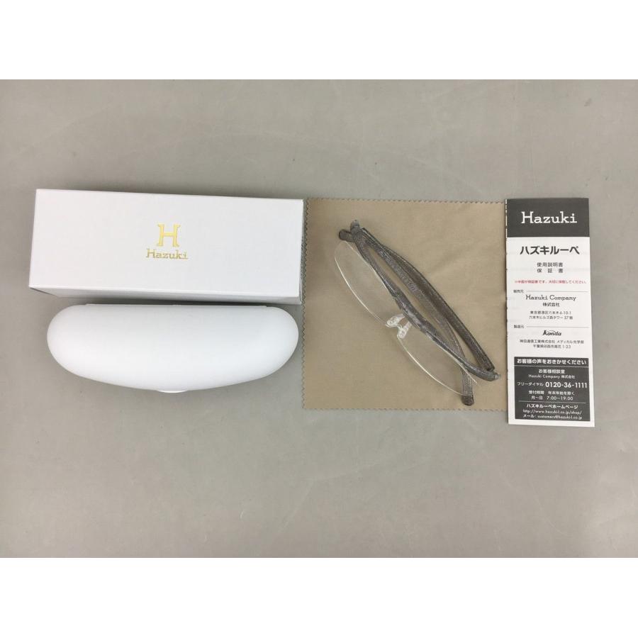 ハズキ Hazuki 拡大鏡 ハズキ クール チタンカラー ケース付 ブルーライト35%カット 1.32倍 クリアレンズ ハズキルーペ 2602LS031 |  | 01