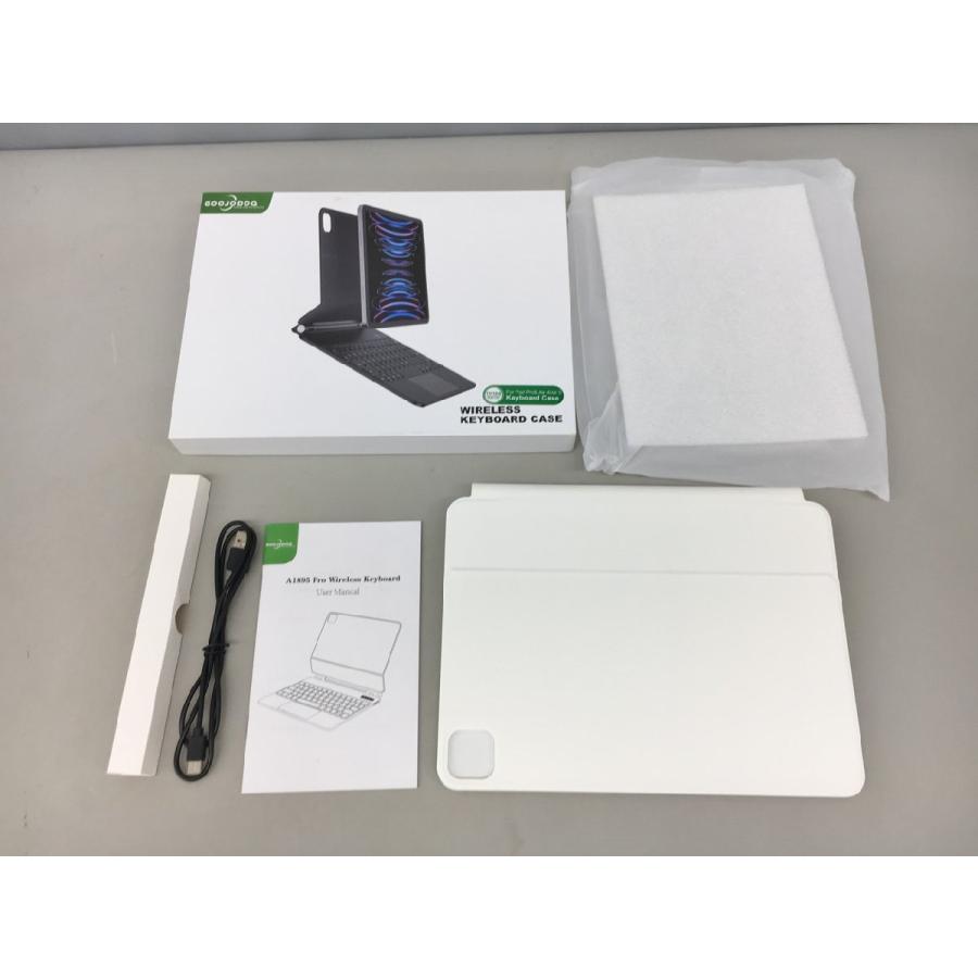 タブレット周辺機器 マジックキーボード A1895 PRO GOOJODOQ ホワイト iPadPro 11 第1/2/3/4世代/iPadAir第4/5/6世代通用 未使用 2602LS191 |  | 02