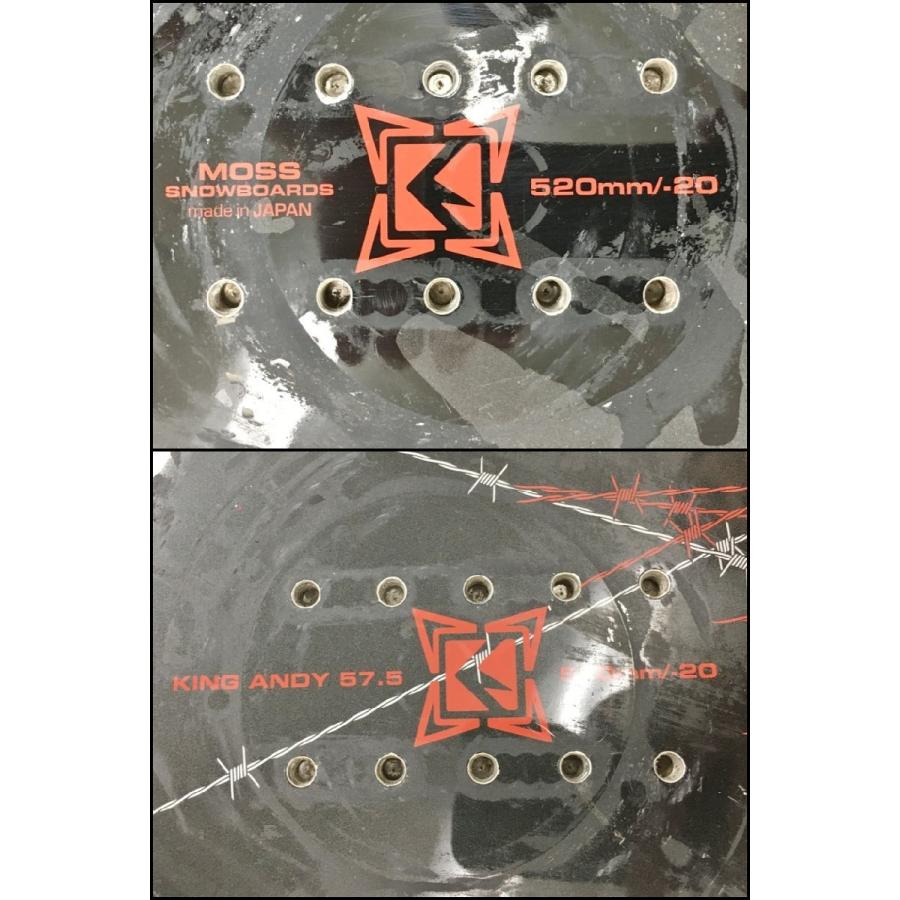 モススノーボード Moss Snowboards スノーボード キングアンディ King Andy 57.5 ボードカバー付き 157.5cm スノボ板 2602LS247 |  | 07