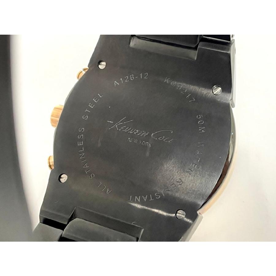 ケネスコール Kenneth Cole 腕時計 KC9217 メンズ クォーツ ブラック文字盤 クロノグラフ ステンレススチール 2602LS259 |  | 06