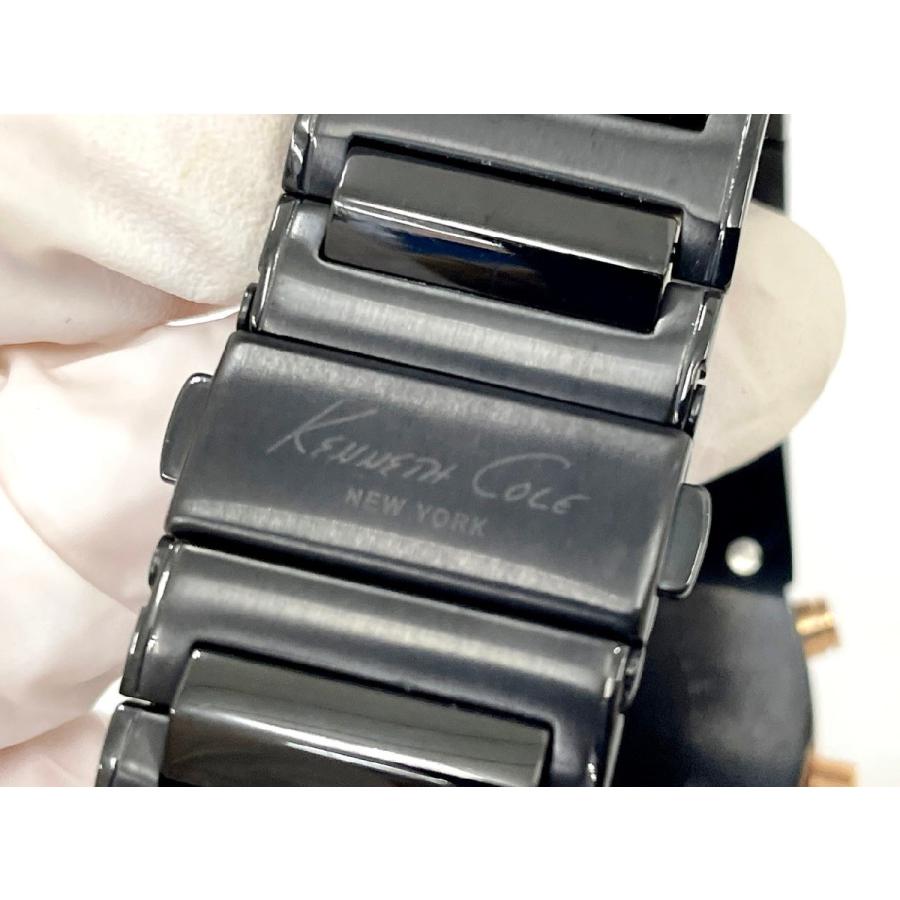 ケネスコール Kenneth Cole 腕時計 KC9217 メンズ クォーツ ブラック文字盤 クロノグラフ ステンレススチール 2602LS259 |  | 08