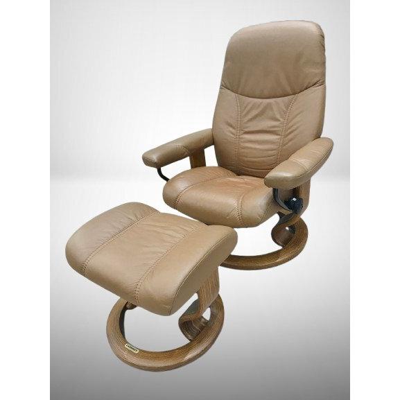 エコーネス EKORNES リクライニングチェア ストレスレス コンサル オットマン付き ［静岡市］店頭併売品 → 2602LS901 | 
