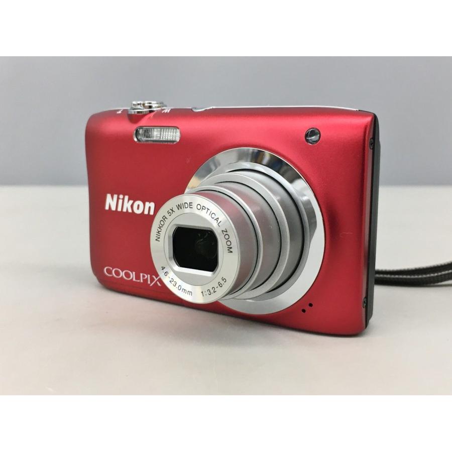 デジタルカメラ COOLPIX A100 N1518 レッド 2005万画素 光学ズーム 5 倍 ニコン Nikon レッド 液晶モニター2.7型 2602LT026 |  | 02
