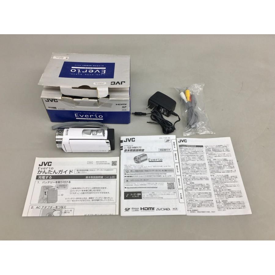 ビデオカメラ Everio GZ-HM177-W ホワイト 229万画素 光学ズーム40倍 JVCケンウッド 2015年製 2602LT252 |  | 01