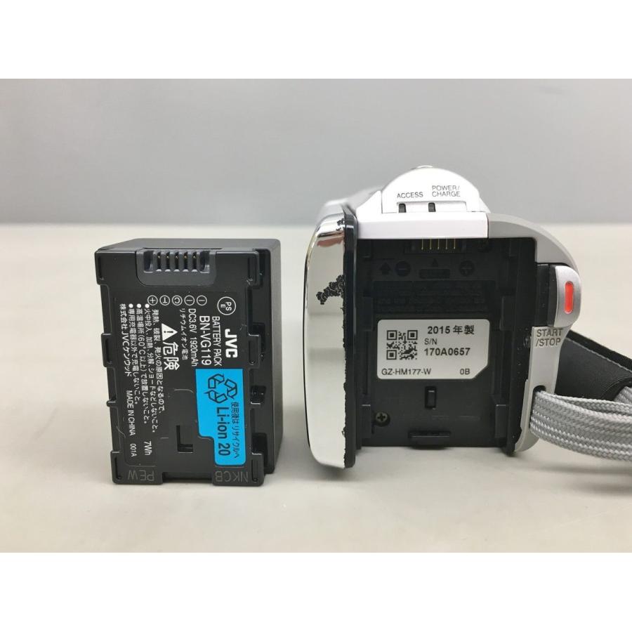 ビデオカメラ Everio GZ-HM177-W ホワイト 229万画素 光学ズーム40倍 JVCケンウッド 2015年製 2602LT252 |  | 06