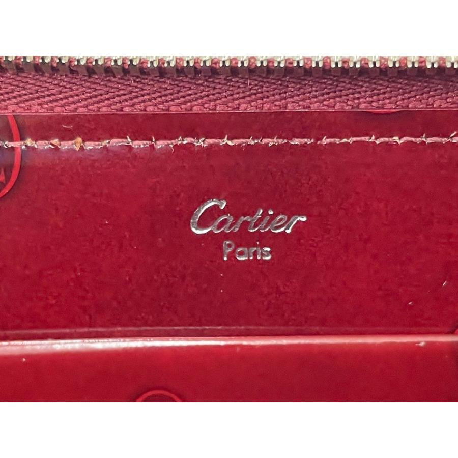 カルティエ Cartier 長財布 ハッピーバースデー ラウンドファスナー ボルドー レディース エナメル Gカード 保存袋 箱付き 美品 2602LT256 |  | 06