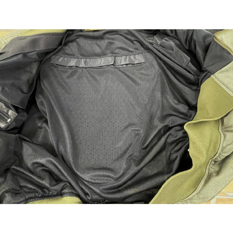バンソン VANSON ライダースジャケット 2XL カーキ フライング