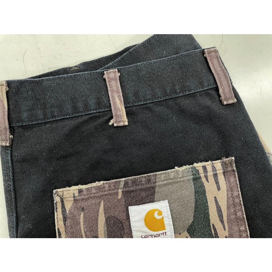 カーハート Carhartt ペインターパンツ ダブルニー 34 迷彩 ブラック