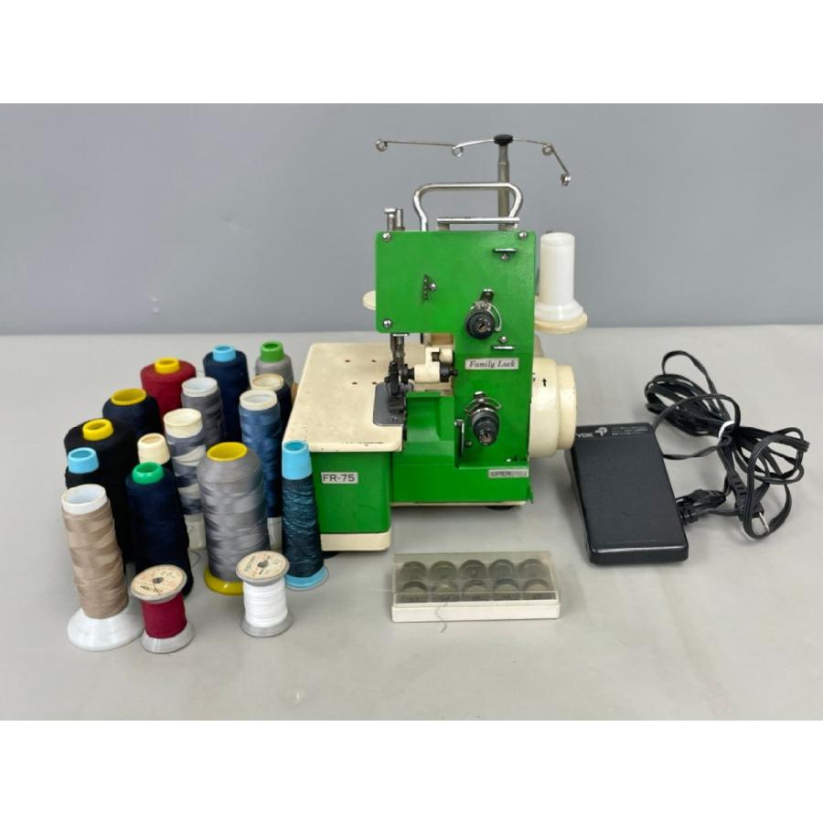 ロックミシン ファミリーロック family Lock FR-75 ジャノメ JANOME 現状品 ジャンク 2603LS099