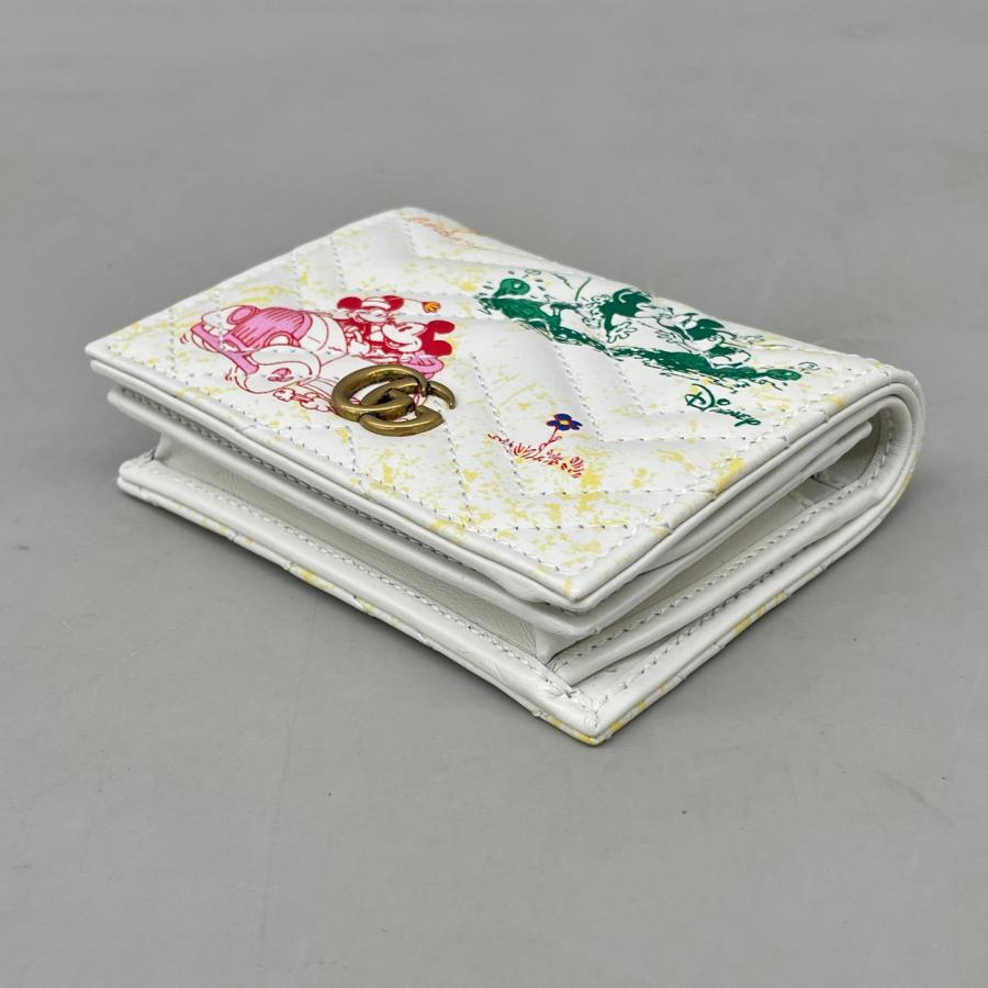二つ折り財布 GUCCI グッチ ディズニーコラボ GGマーモント カード