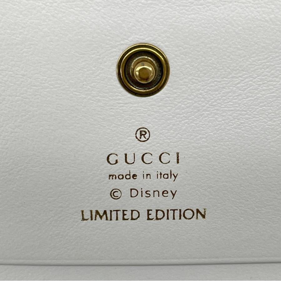 二つ折り財布 GUCCI グッチ ディズニーコラボ GGマーモント カード