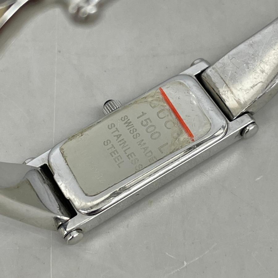 GUCCI（グッチ） 腕時計 1500L 不動品 文字盤シルバー ステレス