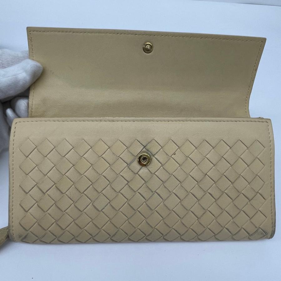 【美品】ボッテガヴェネタ イントレチャート長財布 箱付き ボッテガヴェネタ BOTTEGAVENETA イントレチャート 長財布 箱付き