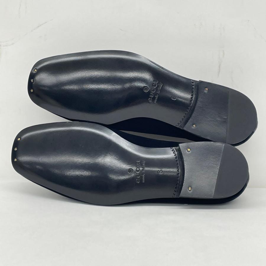 GUCCI（グッチ） ホースビットローファー ベロア ブラック 保存袋 箱