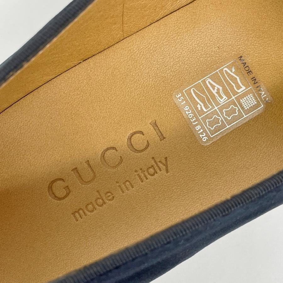 GUCCI（グッチ） ホースビットローファー ベロア ブラック 保存袋 箱