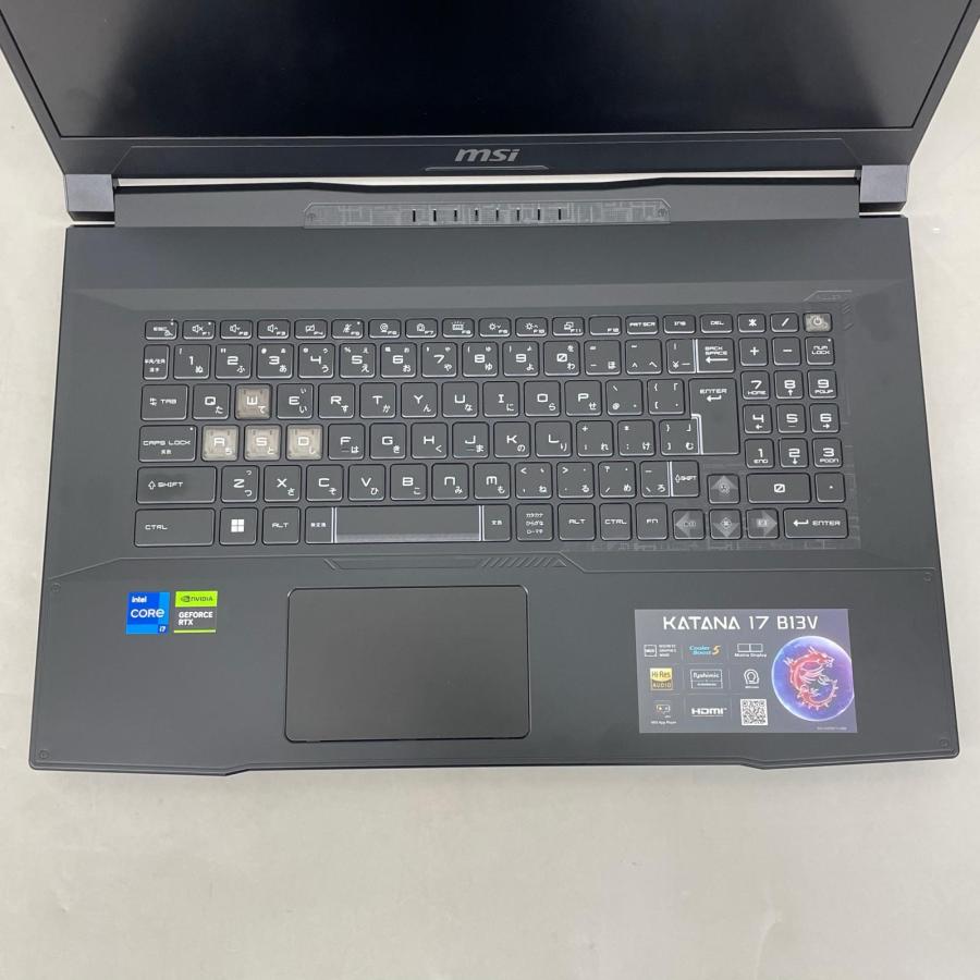 MSI MSI ノートパソコン Katana 17 B13V Windows11  Core i7 13620H SSD 16GB 1TB 17.3インチ MSI ノートパソコン Katana 17 B13V Windows11 home Core i7 13620H