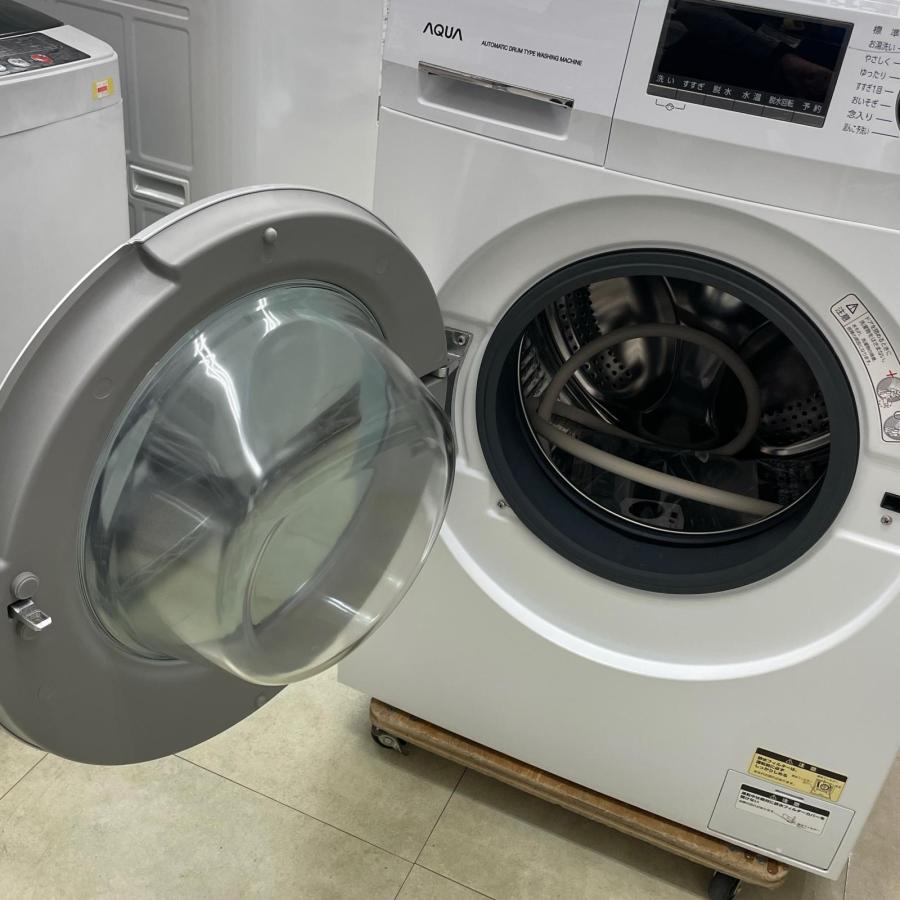 アクア AQUA ドラム式洗濯機 8kg 2021年製 左開き AQW-FV800E